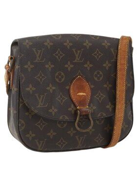 Authentic LOUIS VUITTON Monogram Saint Cloud GM Shoulder Bag M51242 LV